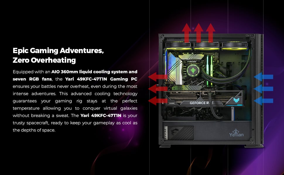 Yeyian YPI-YA49KFC-47T1N Gaming Desktop  